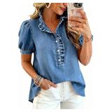 utcoco Large Denim Shirt Women Y2k Jean Shirt 2026