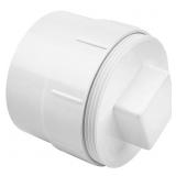 PVC SCH40 Sewer Cleanout Cap with Adapters