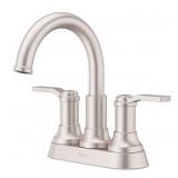 Briscoe 4in Centerset Double Faucet - Nickel