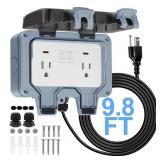 BSEED Outdoor Outlet Box, IP66 ETL
