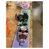 Scary masks, cute decor