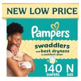 Pampers Swaddlers Newborn Diapers 54 ct