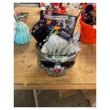 Skull candy bowl, spiderwebs, misc