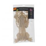10ct Halloween Plastic Skeleton, 3 ft
