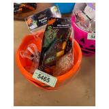 Witch makeup kit, nail polish, misc
