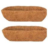 2pcs Trough Coco Liner 24" Wall Planter