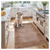 3x4 Washable Non-Slip Area Rug (Warm Taupe)