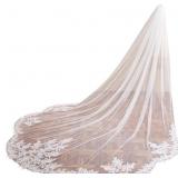 EllieWely Cathedral Lace Wedding Veil F17
