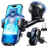 Military-Grade Suction Car Phone Holder 90+LBS