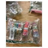 Nail pigment, pencils, earring supply, UV light