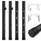 Folding Table Leg Extenders, 4-Level Risers