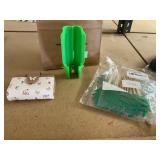 Small wallet,desert toppers & flower thorn remover