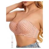 40D Push Up Strapless Bra