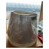 AS IS 3 lamp shades 10x9 White