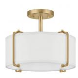 Brookley 14in 2-Light Semi-Flush Mount