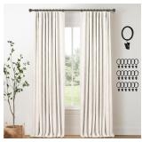 INOVADAY 84" Blackout Curtains, 2 Panels