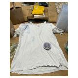 Stained white tshirt, Lemon Lavender melt cup