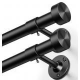 YaFex 2 Pack Curtain Rods 32-120"