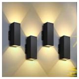 2-Light Outdoor LED Wall Light (4-Pack)