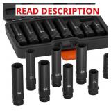 8PCS Spline Lug Nut Removal Kit, Locking Key