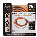 RIDGID 25 ft L14-30 Generator Extension Cord