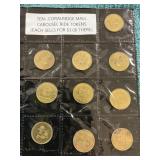 10ct Coralridge Mall Carousel Ride Tokens