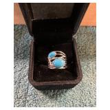 Ladies Size 7 Sterling Silver Ring