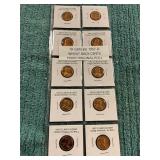 10ct Gem BU 1957D Wheat Back Cents