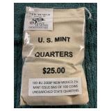 100 BU 2008P New Mexico 25c Coins