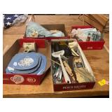 Cameoware Pottery, Flatware, Etc