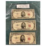 3ct US Red Seal Notes