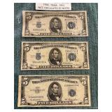 3ct US Silver Certificates