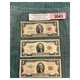 US Obsolete $2.00 Bills