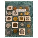 Gold/Silver Plated Bronze Tokens