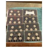 8x5 Sets=40 US 25c BU State Quarters