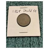 1868 Sheild Nickel