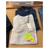 Mens Size L Henley + Tailor Byrd The Sweatshirt