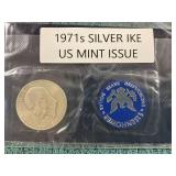 1971s Silver IKE US Mint Issue