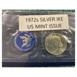 1972s Silver Ike US Mint Issue