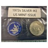 1972s Silver Ike US Mint Issue