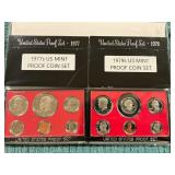 1977s & 1979s US Mint Proof Coin Set