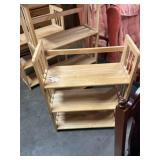 Folding book shelf