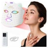 SDKWDH Red Light Mask, 850nm IR, White