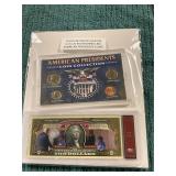 Gold Enhanced Gen. US 2.00 + President Coins