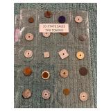 20ct State Sales Tax Tokens