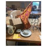 Noritake China, Pitcher, Wine Rack, Flag