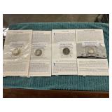 Pearl Harbor/Vietnam/The Isle of Man Com. Coins