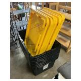 8 ct. 27 gallon tots with lids