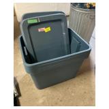 5 ct. plastic totes with lids