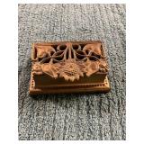 Vintage Brass Stamp Holder
